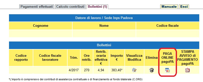 mav licenziamento cessazione colf badante pago pa